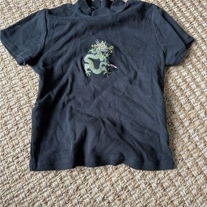 Brandy Melville Black Knit Top